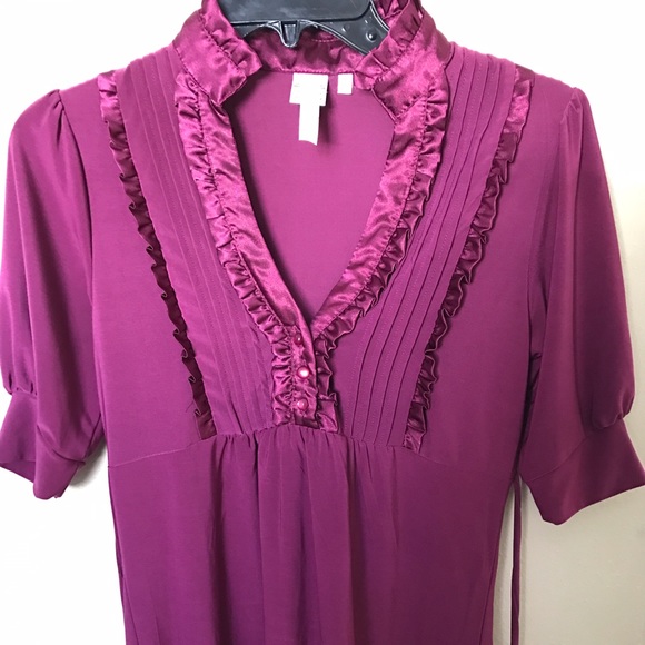 SALE EUC BOLD PURPLE BLOUSE SIZE SMALL