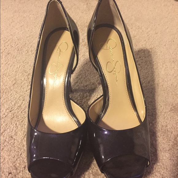 Jessica Simpson peep toe pumps- Jolie