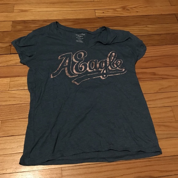 Dark Teal T-Shirt with gold lettering. - Picture 1 of 1