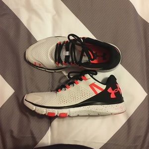 Under armor tennis shoes!