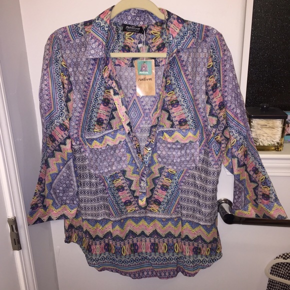 Multi colored blouse