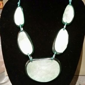 Green Bib Necklace