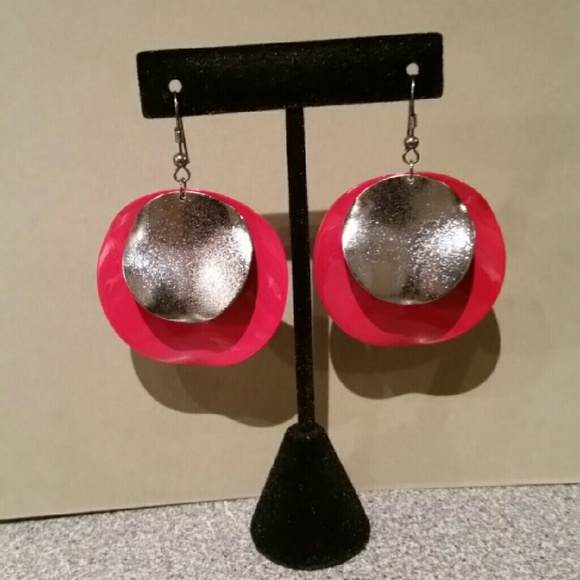 Handmade Metal Round Earrings