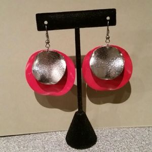 Handmade Metal Round Earrings