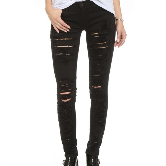 Blank NYC shredded skinny jeans