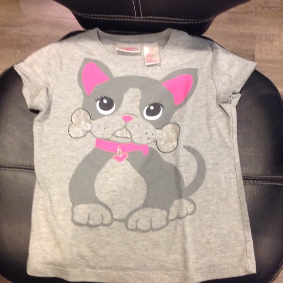 Grey dog shirt