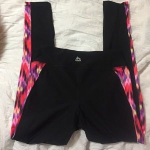 Reebok side tribal print leggings