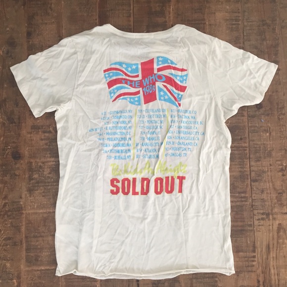The Who World Tour Band Tee Urban Outfitters NWT - Picture 2 of 3