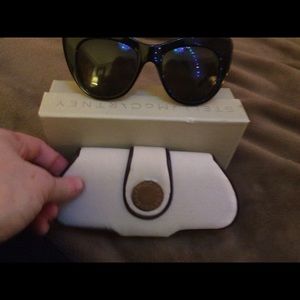 Stella McCartney black cat eye sunglasses