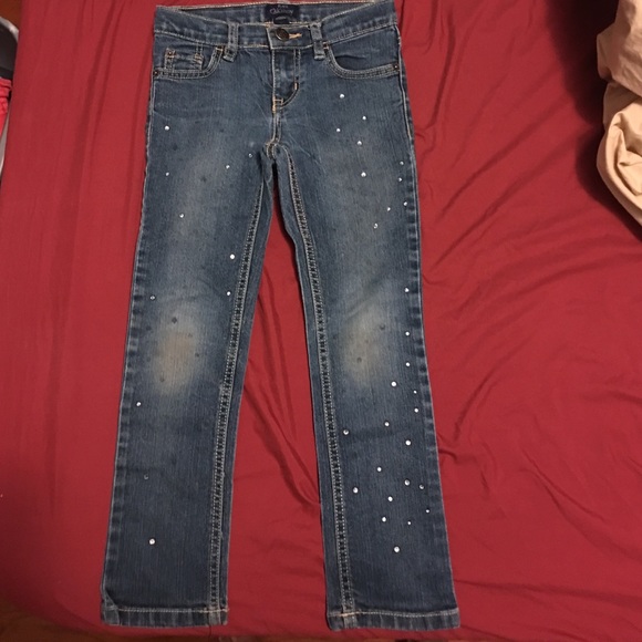 Children's Place blingy jeans girls size 6