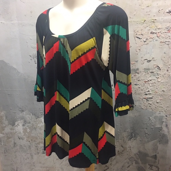 CUTE CHEVRON TUNIC - Picture 3 of 3