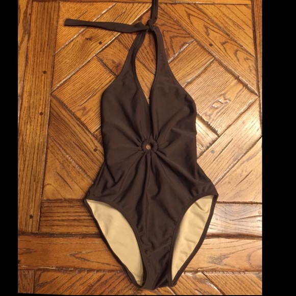 ❤️ CoachellaStyle One-Piece Halter Onesie Swimsuit - Picture 1 of 4