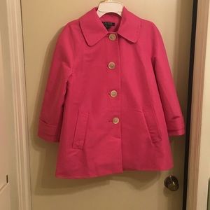 Lauren by Ralph Lauren pink xs coat raincoat