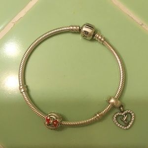 Pandora sterling silver bracelet