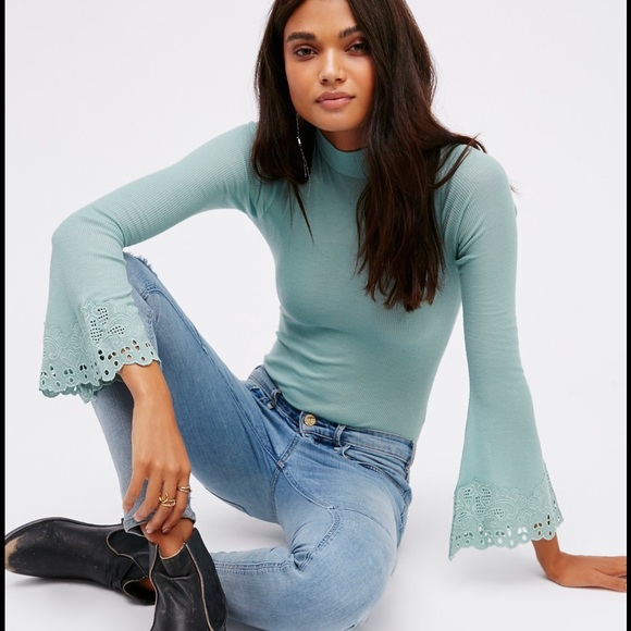 NWT Free People Magdalena Bodysuit - Picture 2 of 4