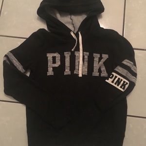 RARE PINK speckled hoodie small