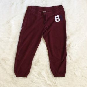 A&F Maroon Sweats