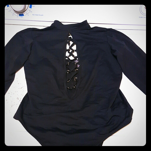 Black Sexy Victoria Secret body suit