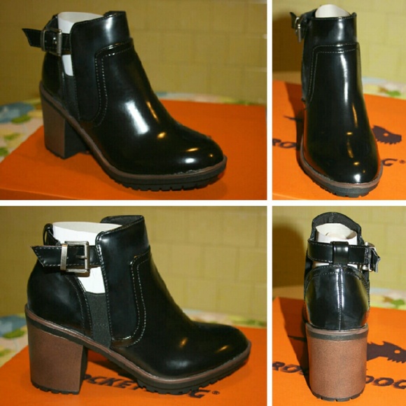 ⚡ONE 6.5 LEFT⚡ Patent Platform Ankle Bootie NIB - Picture 3 of 4