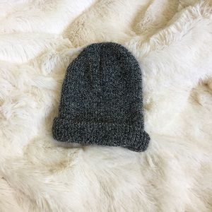 UO Grey Waffle Knit Beanie