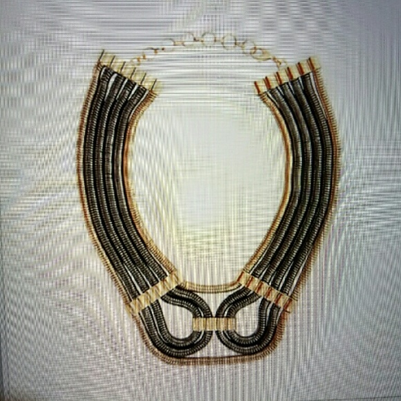 BCBG MAXAZRIA EXOTIC  SNAKE CHAIN NECKLACE