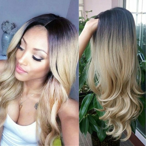 Ombre Blonde Full Wig