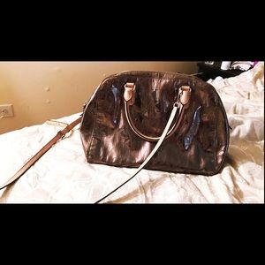 Michael Kors Silver Cross Body Bag