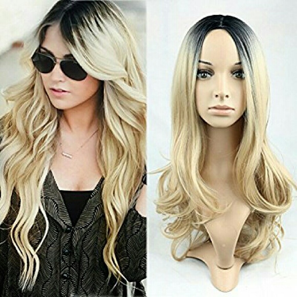Ombre  Blonde Full Wig