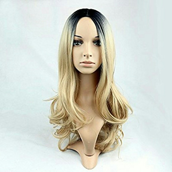 Ombre  Blonde Full Wig main image 4