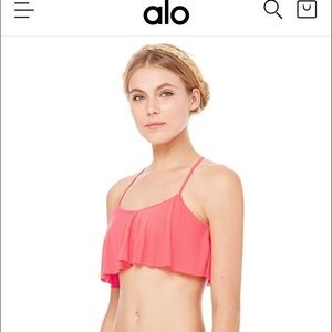 Alo "sparkle" sports bra