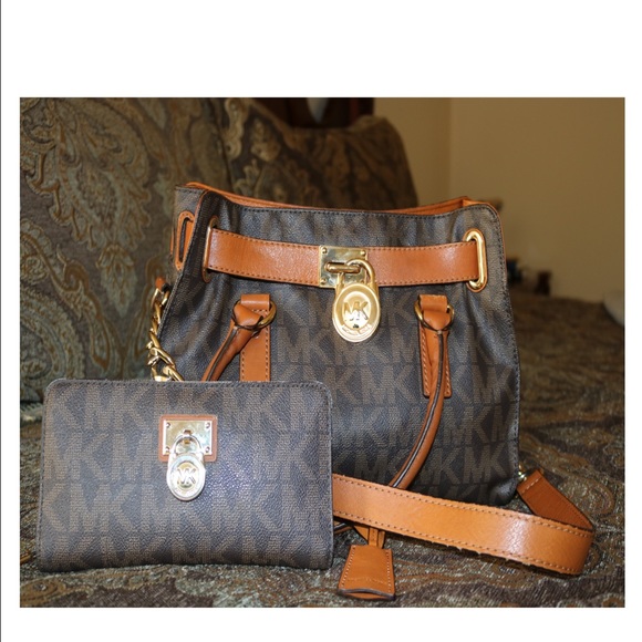 MICHAEL KORS HAMILTON BAG w/ Wallet