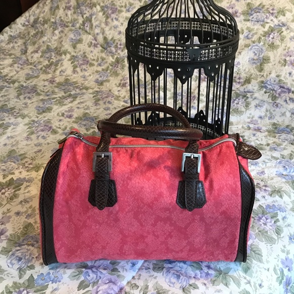 Victoria's Secret Pink & Brown Bag NWOT!
