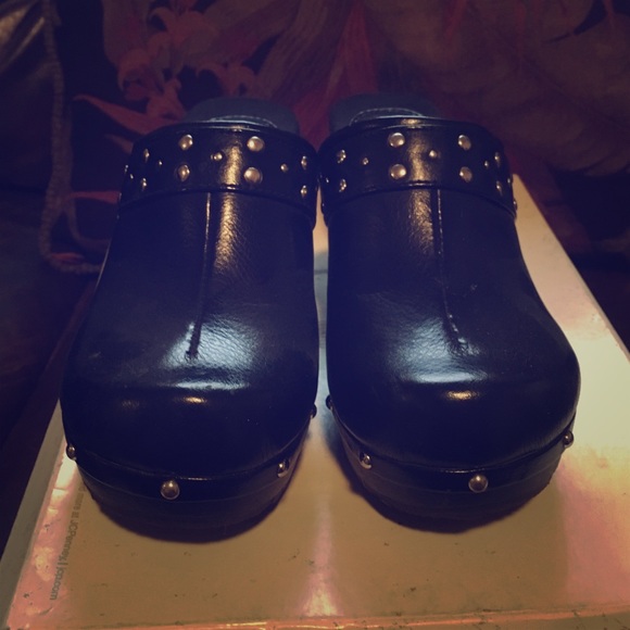 Studded clogs