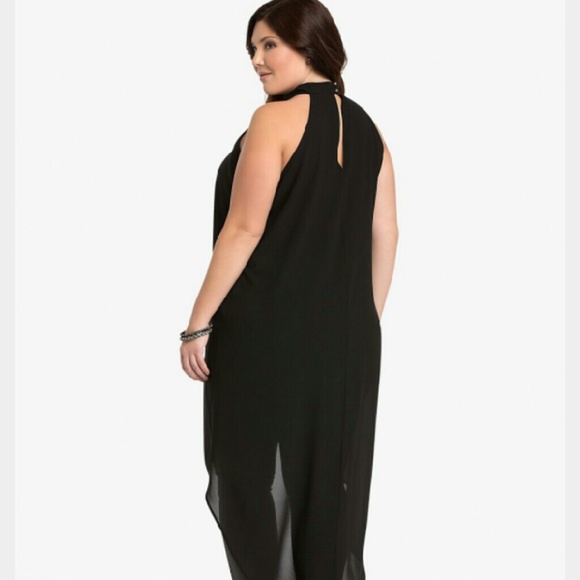 Mock Neck High-low Top - Picture 3 of 3