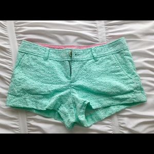 Lilly Pulitzer Eyelet Mint Walsh Short