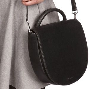 Vegan Matt and Nat black Parabole purse
