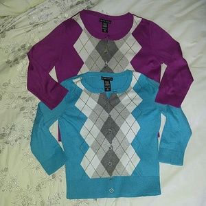Two New York and Co. Cardigan Sweaters size Small