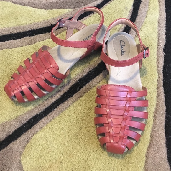 Clarks leather sandals
