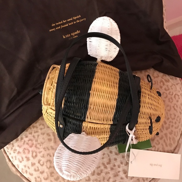 ❤SOLD❤ Kate Spade Down The Rabbit Hole Bee  purse - Picture 4 of 4