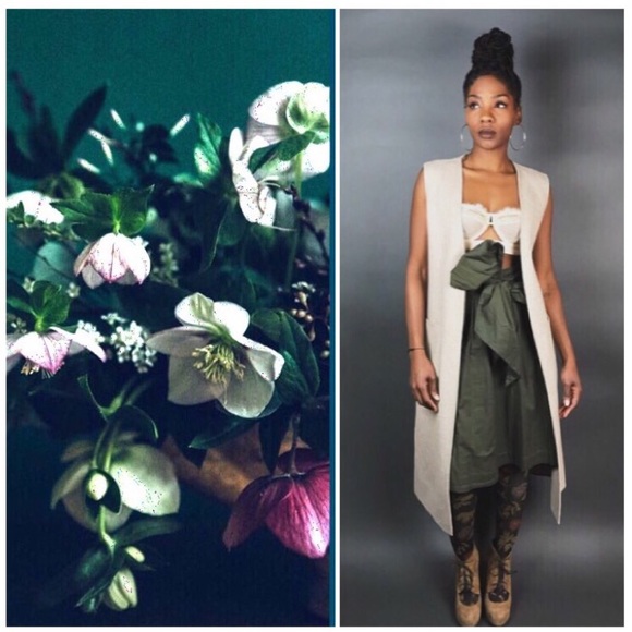 Army Green Wrap Skirt