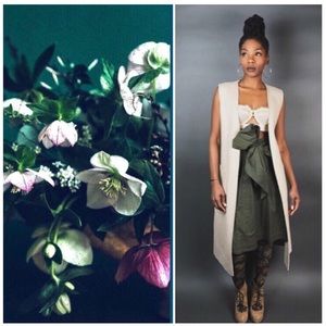 Army Green Wrap Skirt