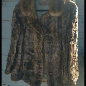 Fur coat (may be real fur)