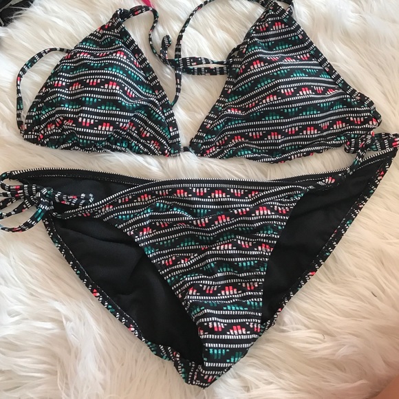 patterned bikini