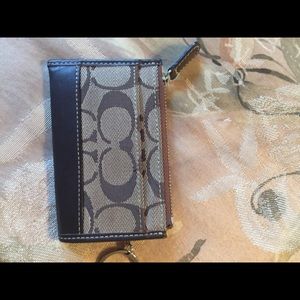 Coach card & coin purse