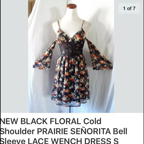 Flowered Wench Dress! $25