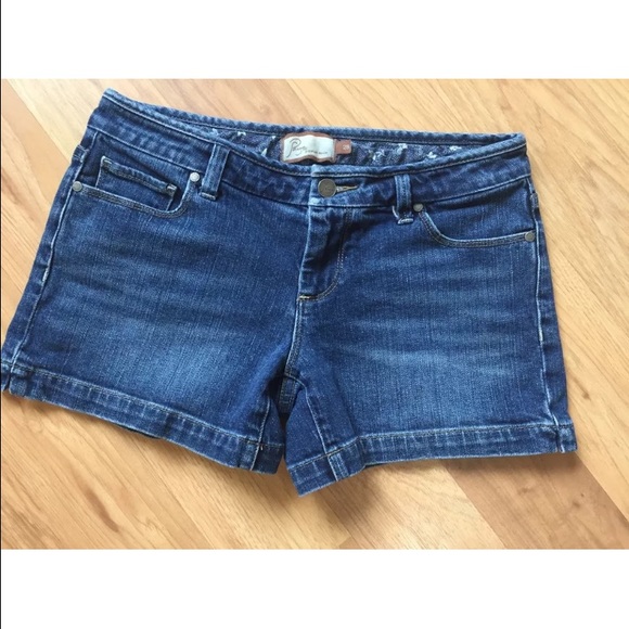 Paige premium denim jeans shorts size 28 EUC blue