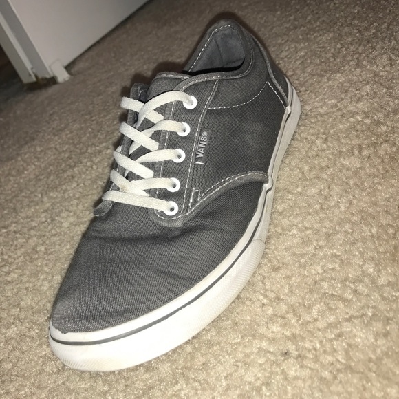 grey/charcoal vans
