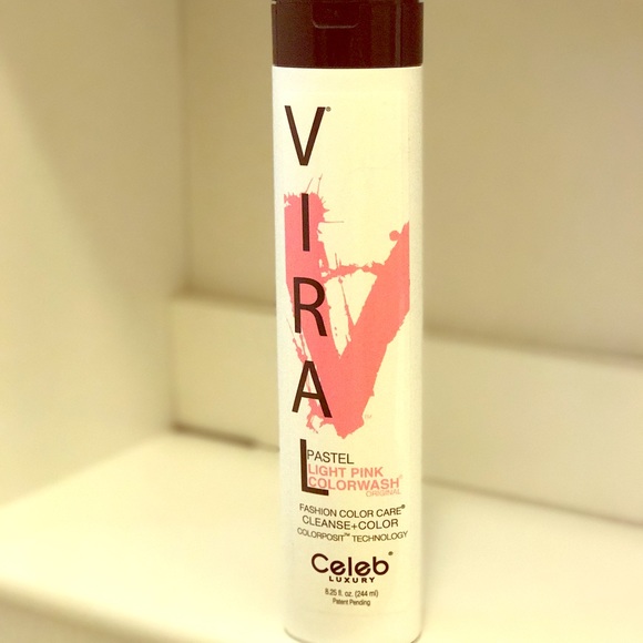 Viral colorwash shampoo