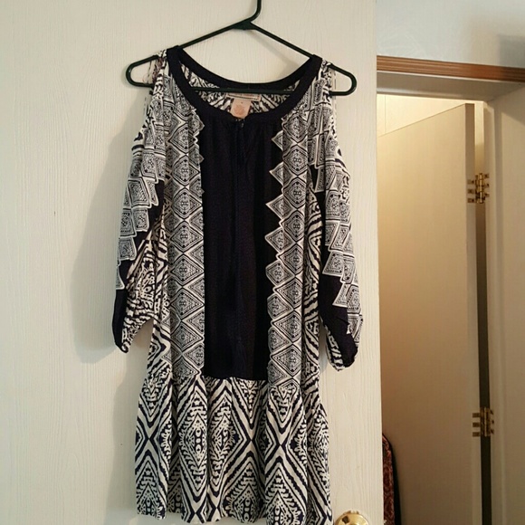 Cold shoulder dress