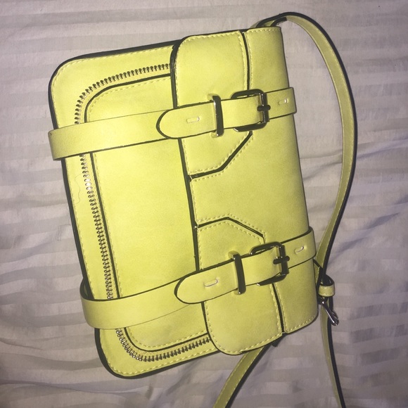 Citron colored crossbody